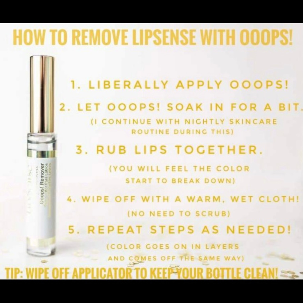 Lipsense Ooops! Remover